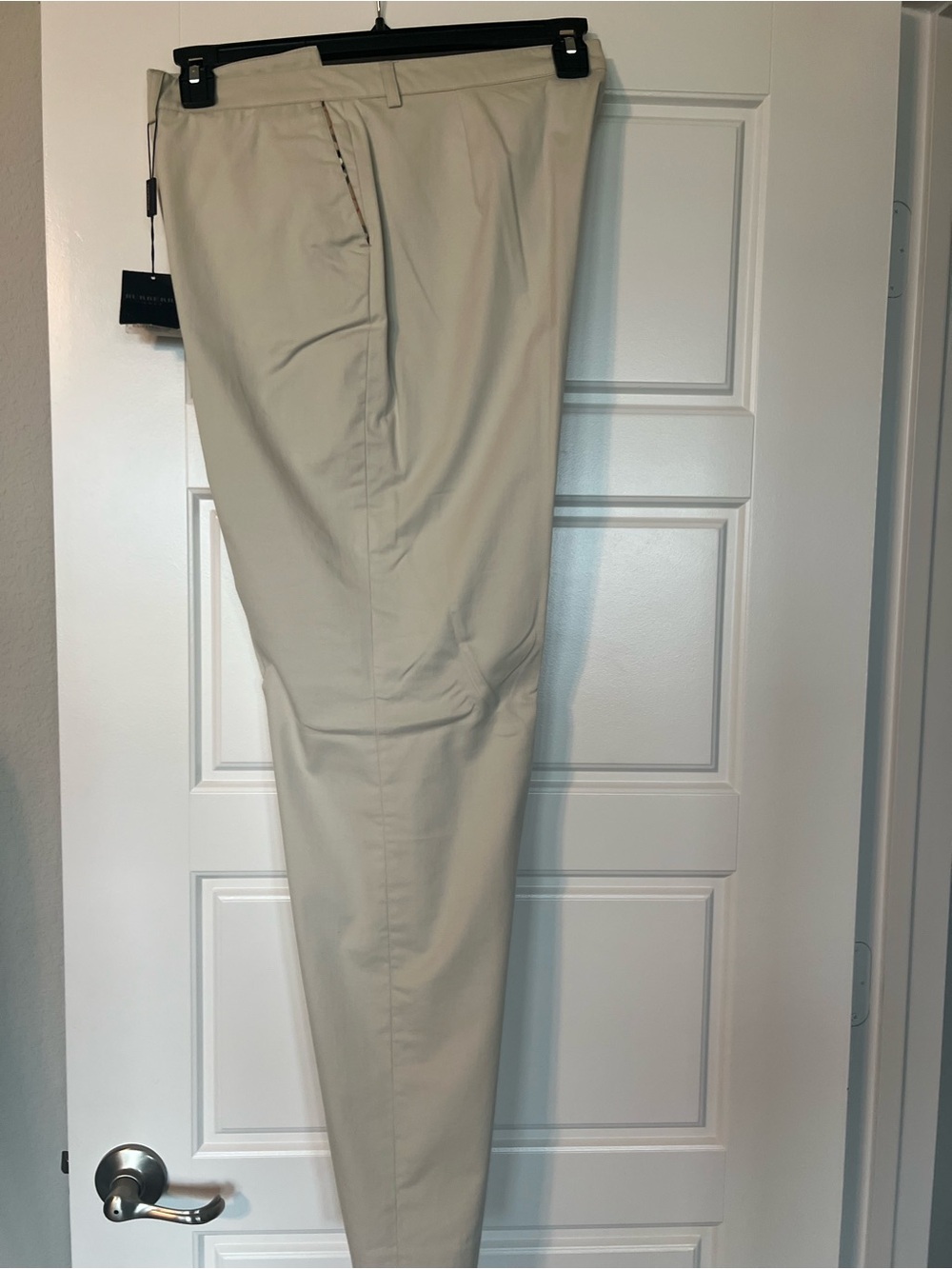 Burberry Men's Light Beige Dress Pants